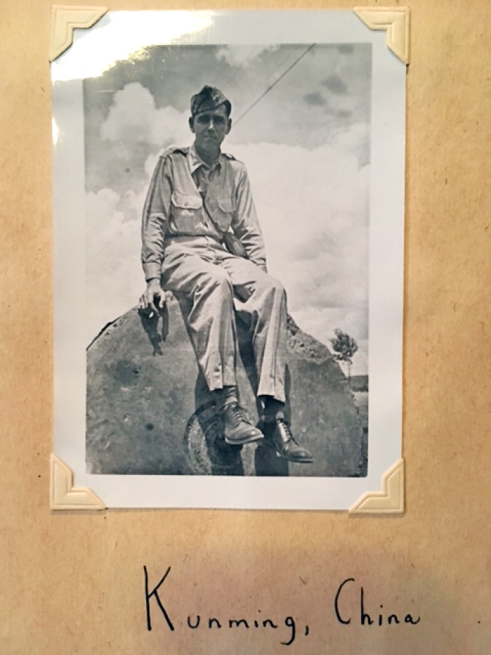 My grandfather, Kunming, China WWII